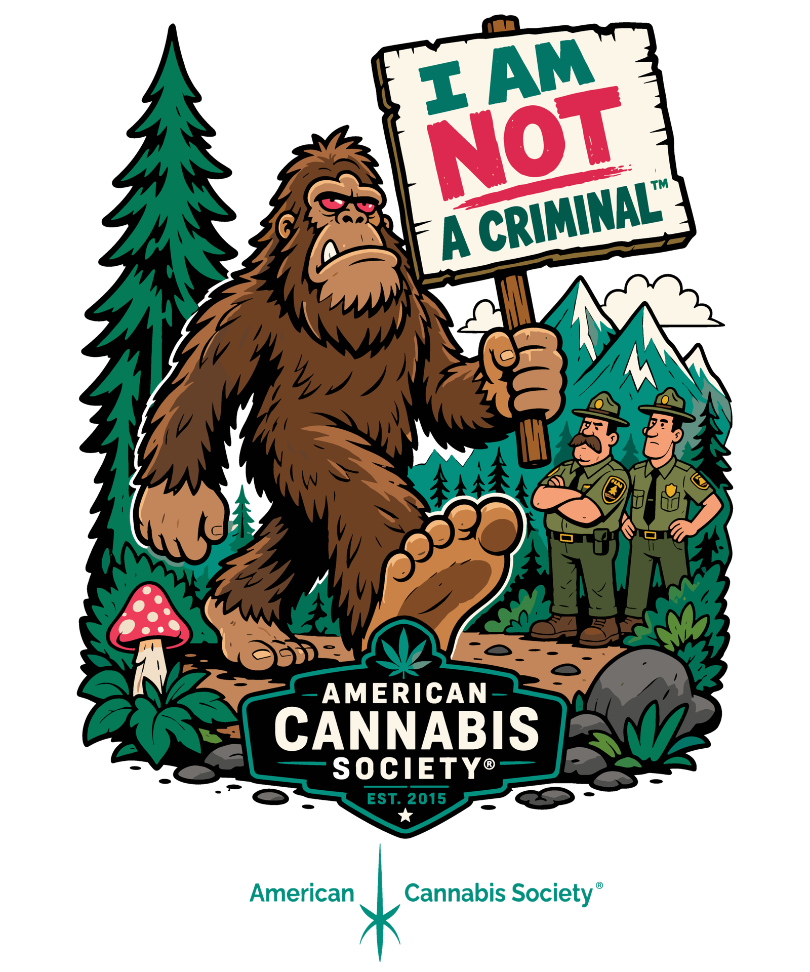 I Am Not A Criminal cannabis apparel design sold by THCFACTOR.com near Monona, Wisconsin